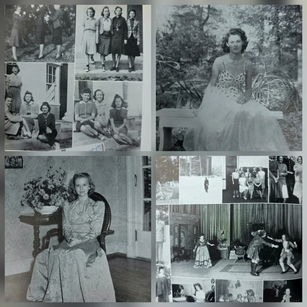 Vintage 1940s Yearbook Alabama All Women's College Technala Montevallo